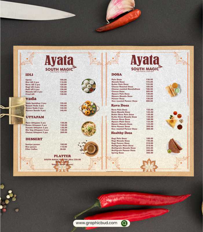 Restaurant Menu Card Design Graphicbud