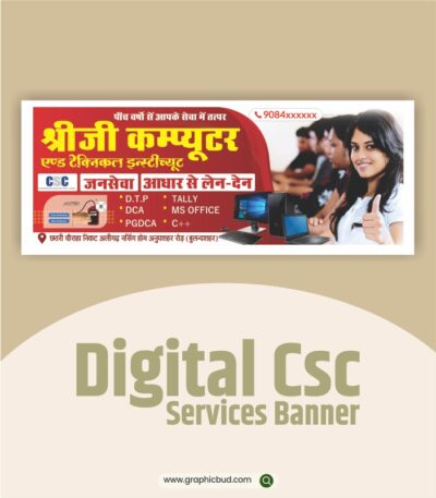 Digital csc services banner - graphicbud.com