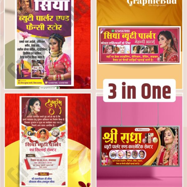 Beauty Parlour Banner Template Download
