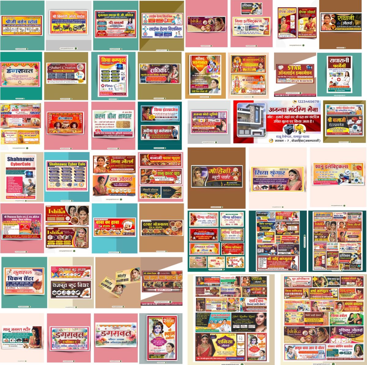 500+Premium Banner Design CDR File Bundle - graphicbud.com