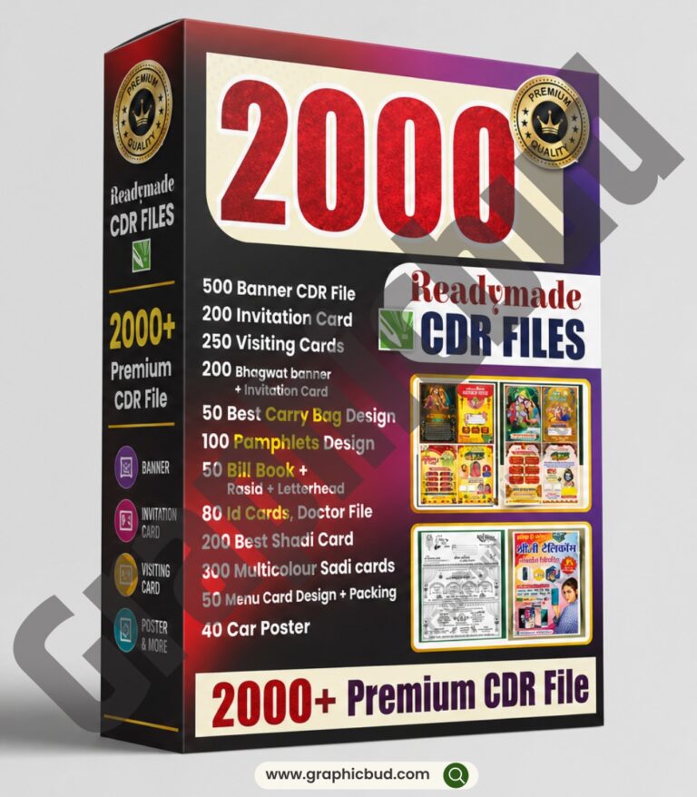 2000+ Premium Fully Editable CDR Files - graphicbud.com