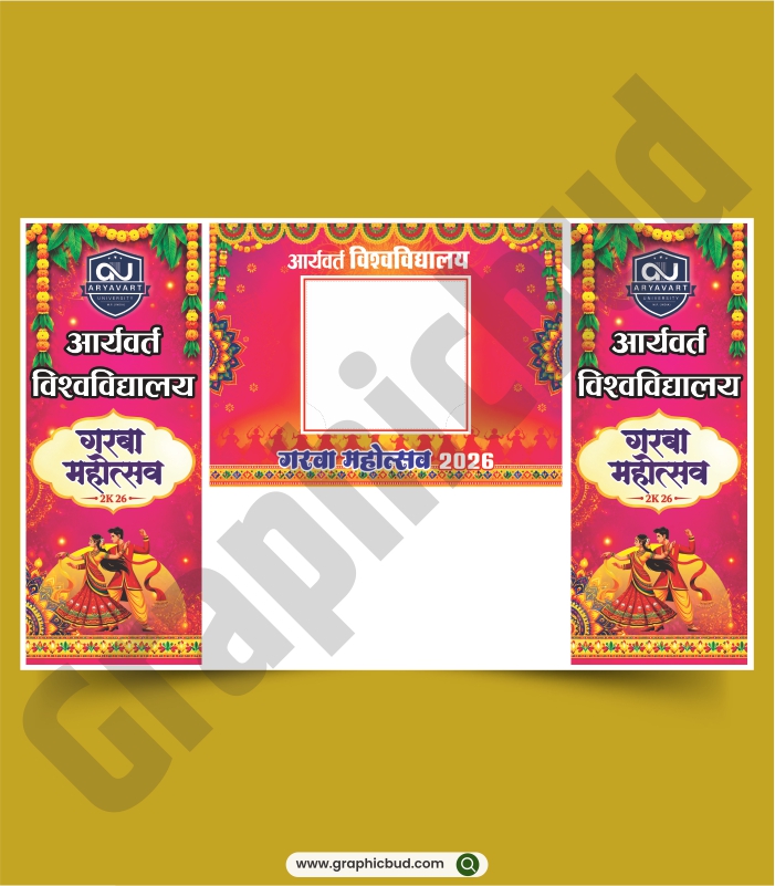 Navratri selfie point banner design.cdr
