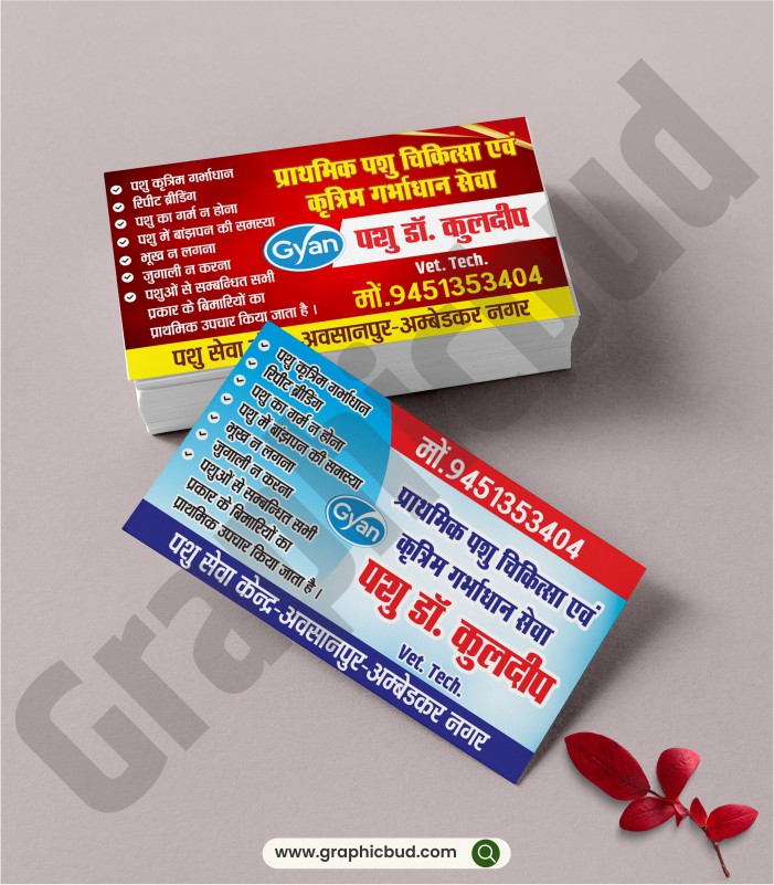 Veterinary Doctor Visiting Card Design.cdr